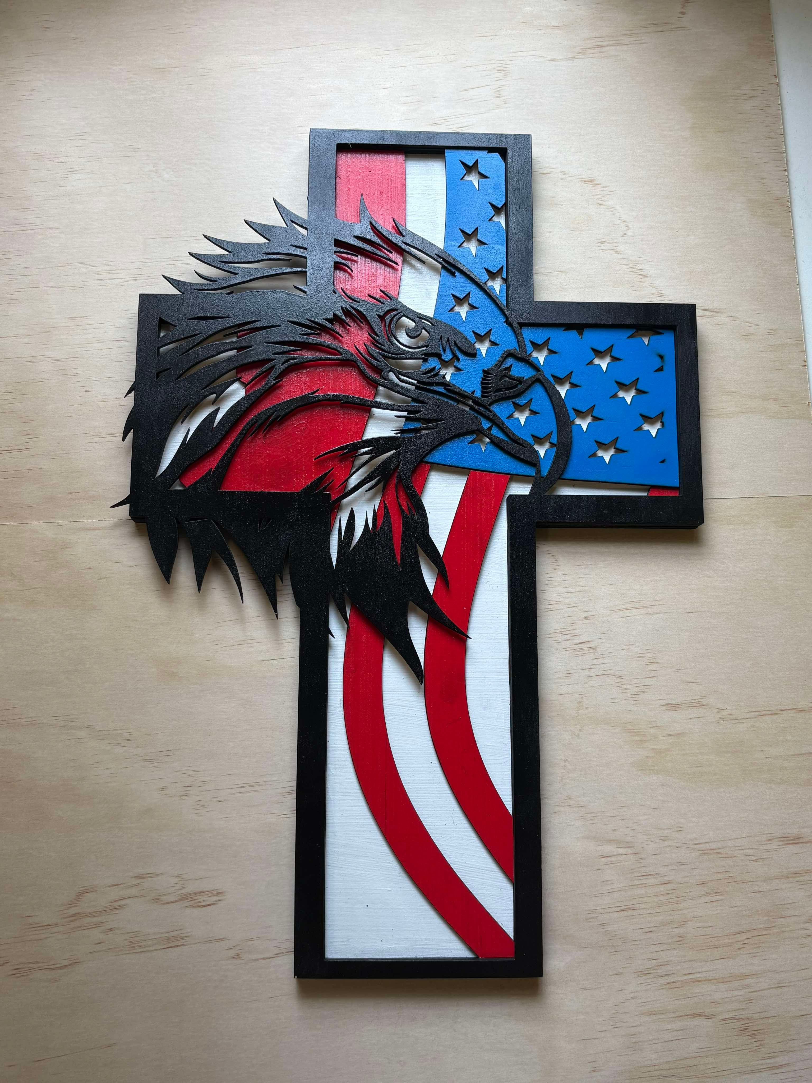 USA Cross w/ Eagle