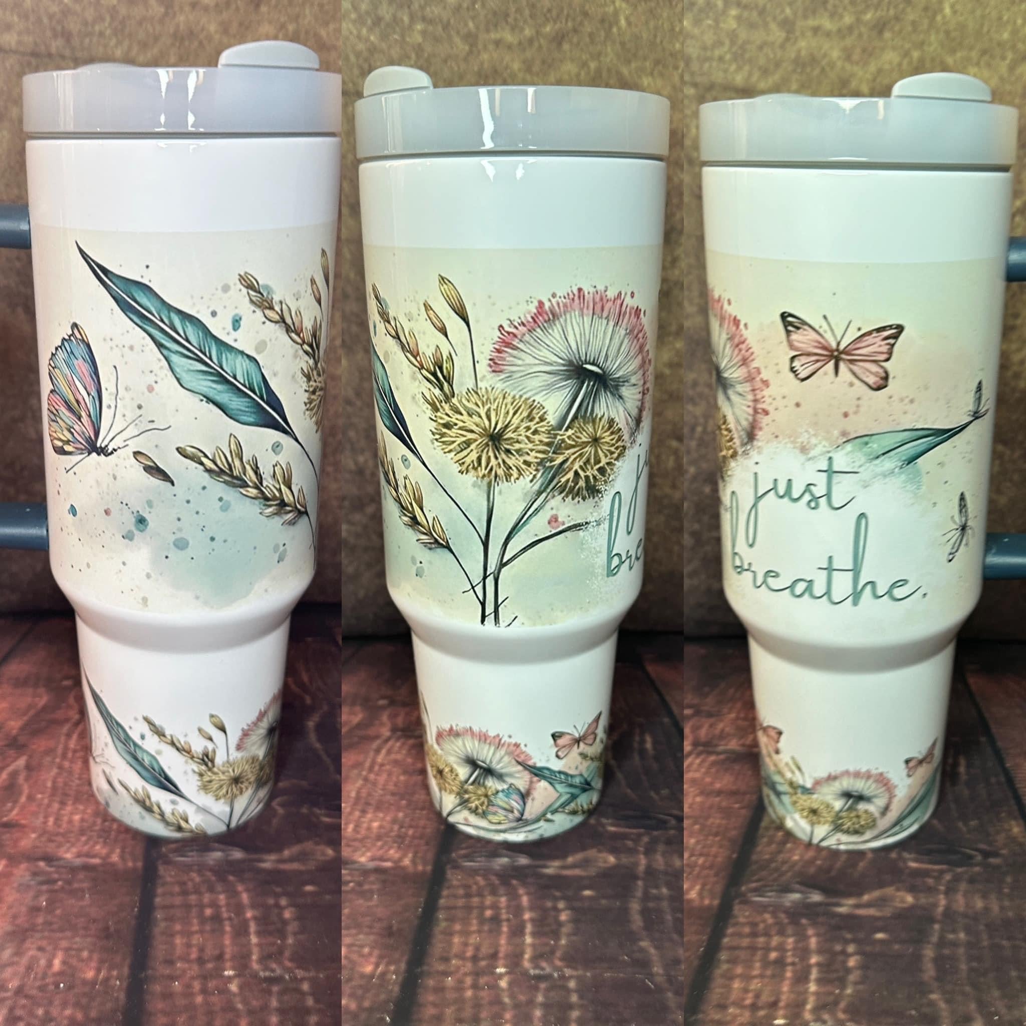 Just Breathe Tumbler