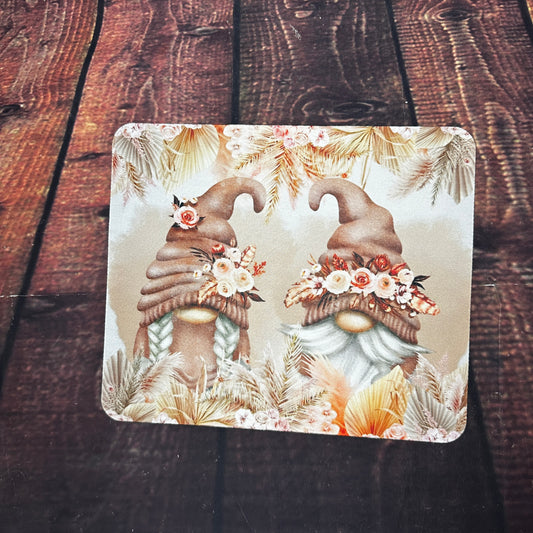 Mr & Mrs Gnome Mouse Pad