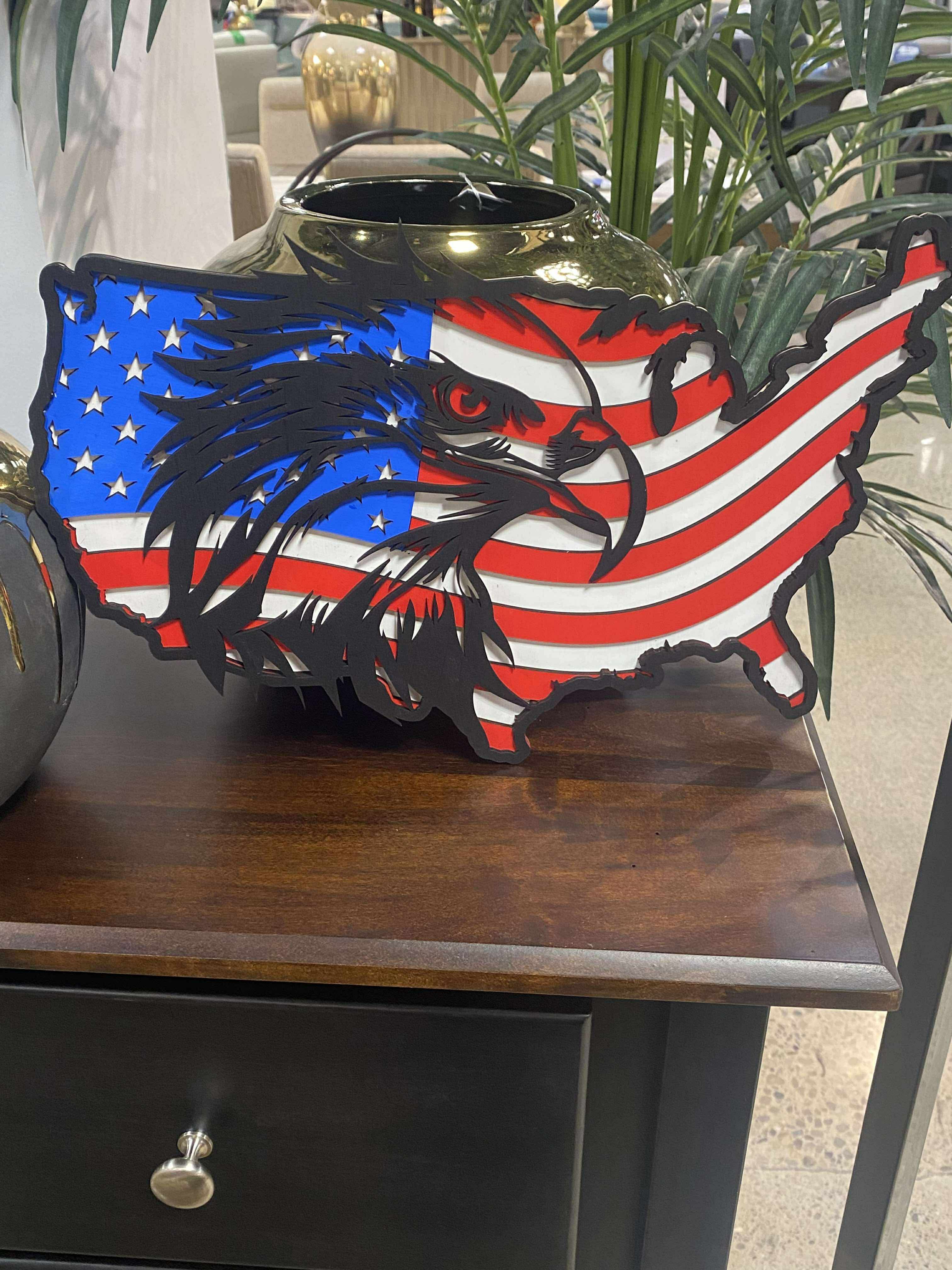 USA Flag w/ Eagle