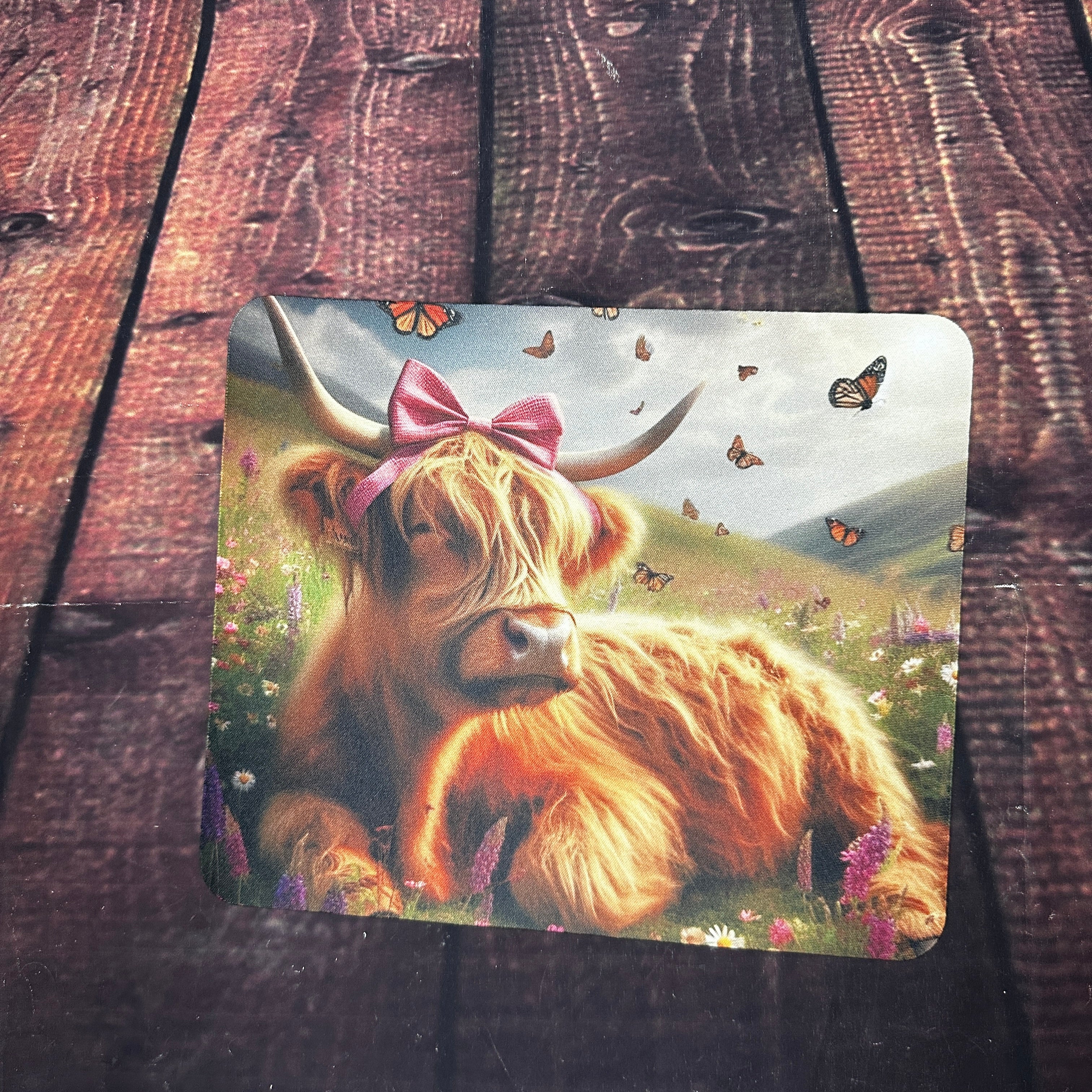 Highland Cow Mouse Pad #3