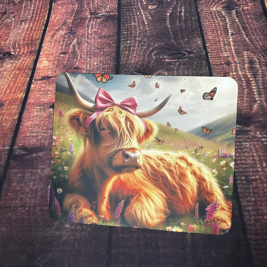Highland Cow Mouse Pad #3