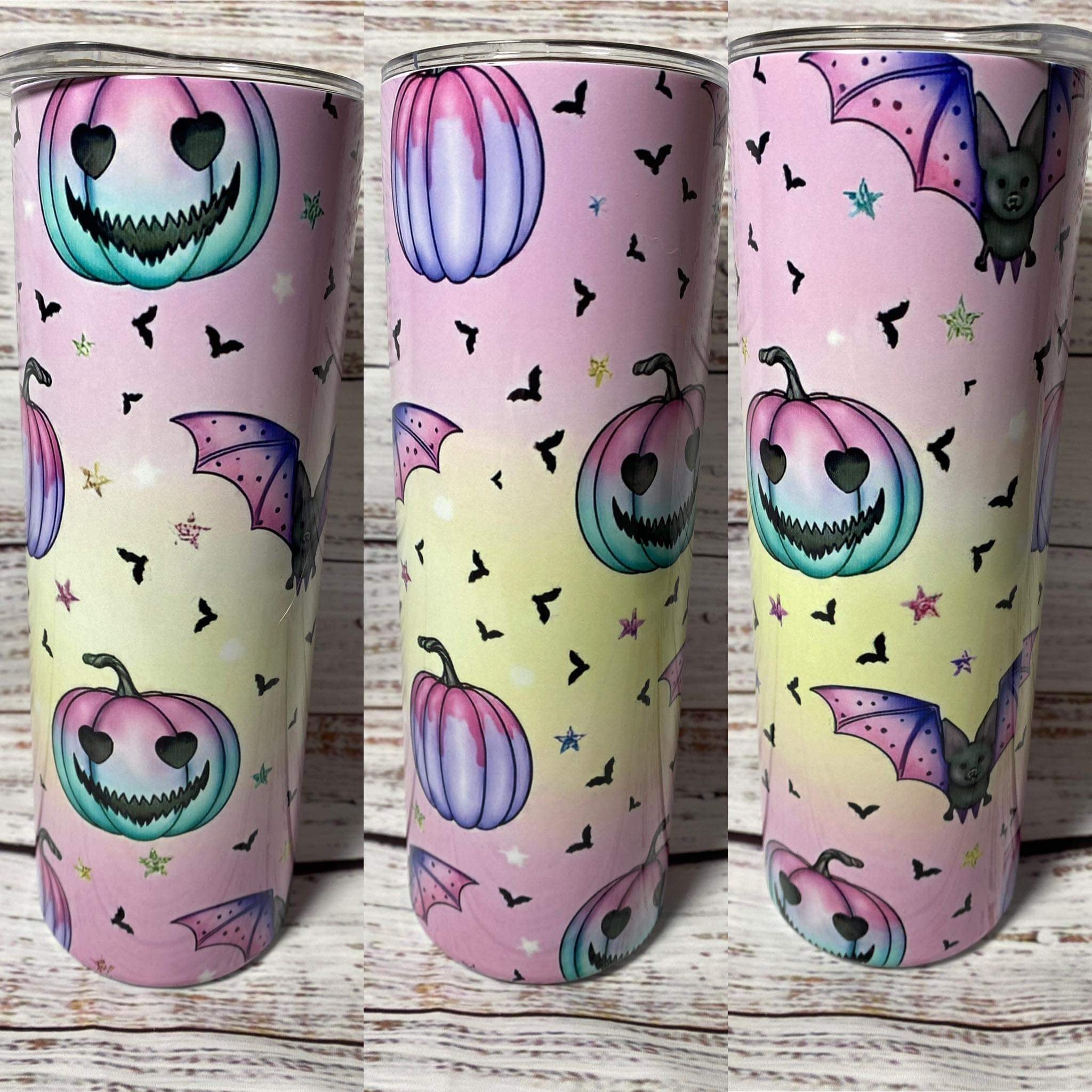 Pumpkins & Bats Tumbler