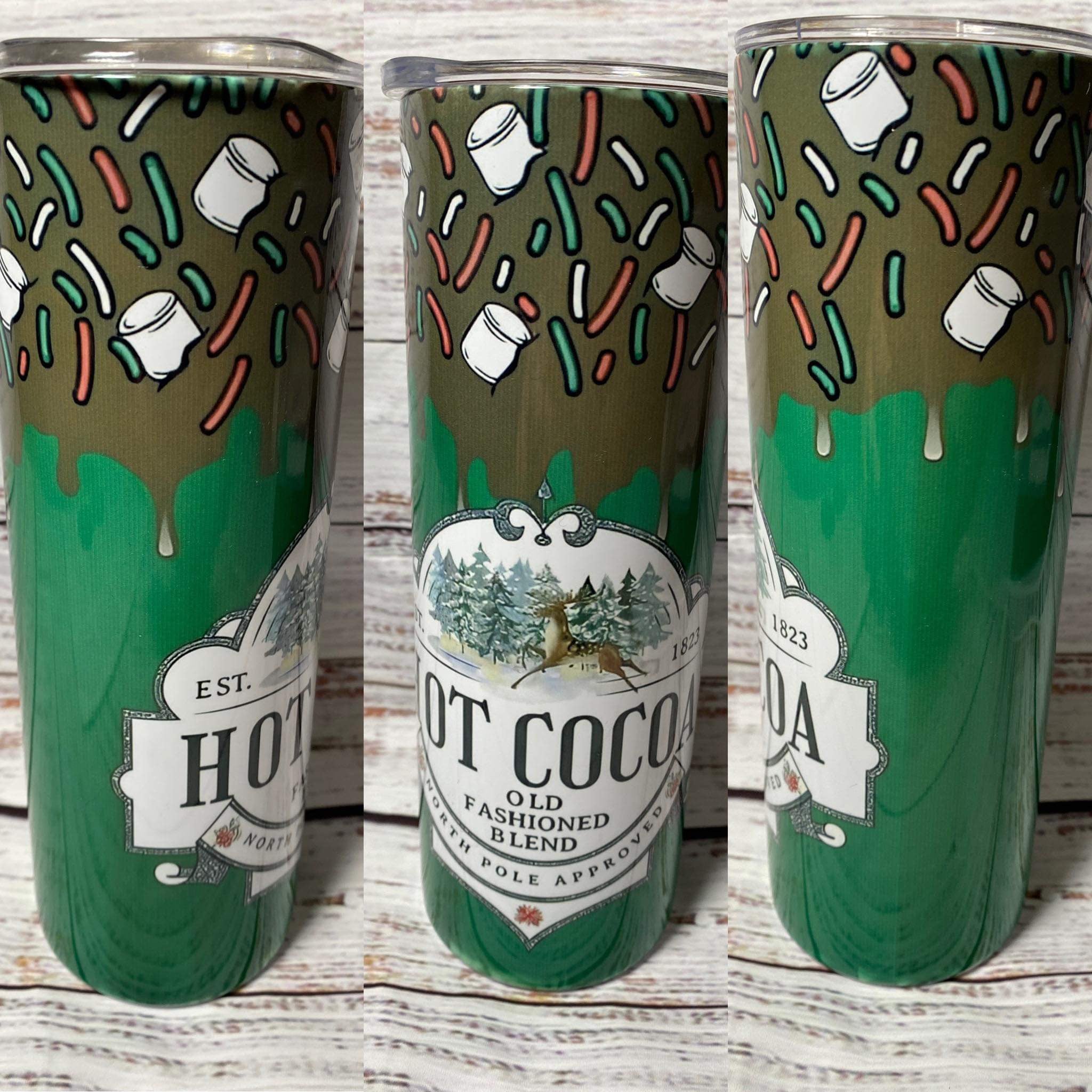 HOT COCOA Themed Tumbler